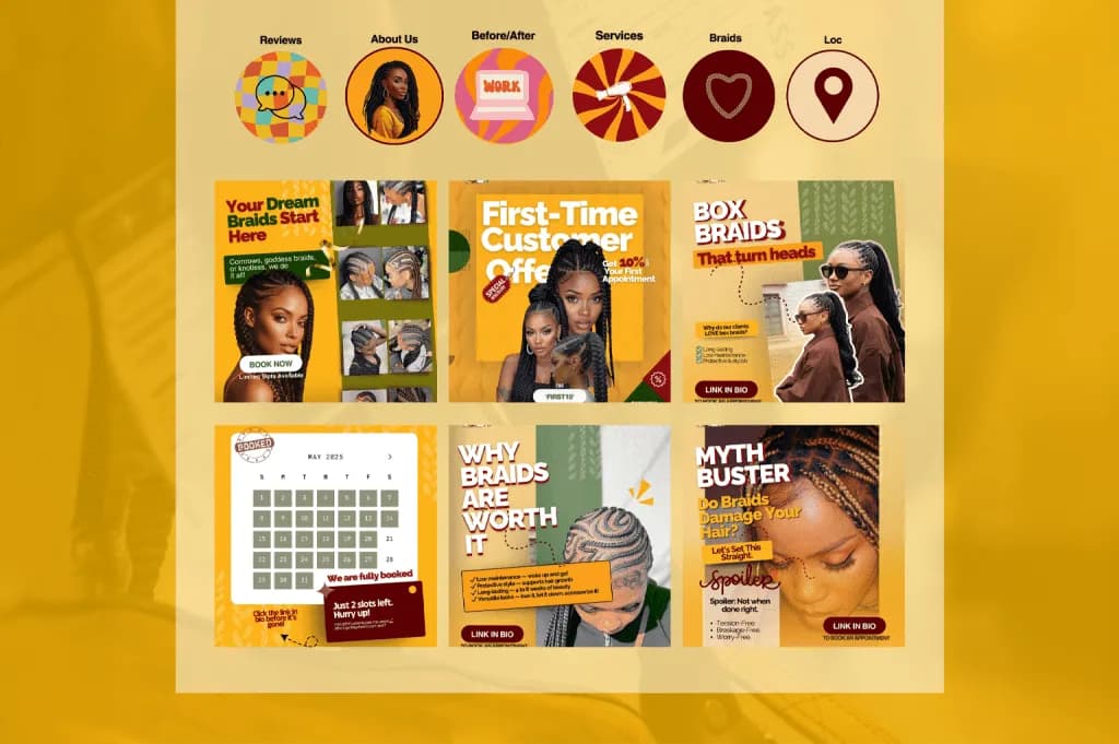 Business Profile Interactions Chart